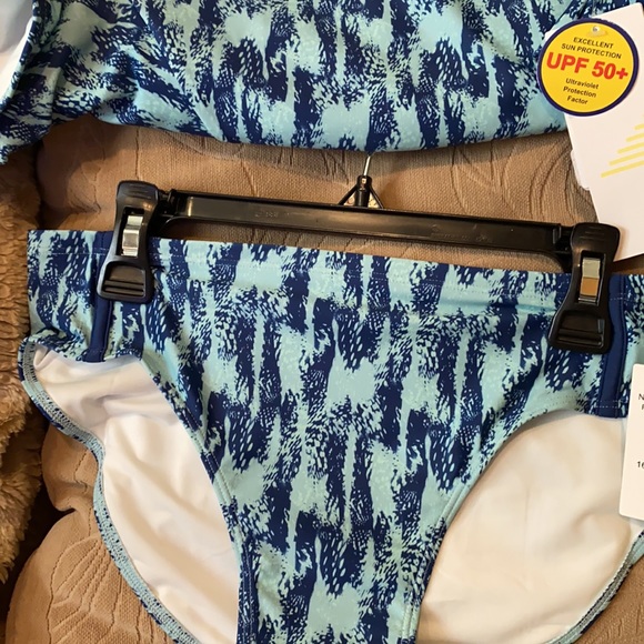 ~Z by Zella~ Blue Glaze Deep Sea Print 2-Piece Swimsuit - Picture 2 of 6